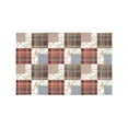 thumbnail image 1 of MKHERT Patchwork of Retro Buterflies Checkered Plaid Background Placemats Table Mats for Dining Room Kitchen Table Decoration 12x18 inch,Set of 6, 1 of 4