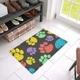 thumbnail image 1 of MKHERT Paw Print Doormat Rug Home Decor Floor Mat Bath Mat 23.6x15.7 inch, 1 of 3