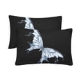 thumbnail image 1 of MKHERT Pillow Cover Water Butterfly Pillowcase Pillow Protector Cushion Cover 20x30 inch,Set of 2, 1 of 3