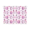 thumbnail image 1 of MKHERT Pink Birds Blackout Window Curtain Kitchen Curtain 26x39 inch, 2 Panels, 1 of 3