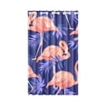 thumbnail image 1 of MKHERT Pink Flamingo Window Curtain Living Room,Bedroom Window Drapes 52x84 inch, 1 of 3