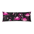 thumbnail image 1 of MKHERT Pink Flamingos Body Pillowcase Pillow Protector Cushion Cover 20x60 inch, 1 of 1