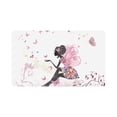 thumbnail image 1 of MKHERT Pink Flowers Fairy with Butterflies Doormat Rug Home Decor Floor Mat Bath Mat 30x18 inch, 1 of 3