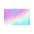 thumbnail image 1 of MKHERT Psychedelic Color Neon Gradient Stripes Rainbow Shiny Lines Placemats Table Mats for Dining Room Kitchen Table Decoration 12x18 inch,Set of 4, 1 of 4