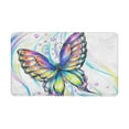 thumbnail image 1 of MKHERT Psychedelic Colorful Butterfly with Small Hearts Doormat Rug Home Decor Floor Mat Bath Mat 30x18 inch, 1 of 3