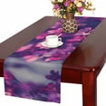 thumbnail image 1 of MKHERT Purple Wildflowers Table Runner For Wedding Party Decoration Kitchen Decor Decoration 16x72 inch, 1 of 2