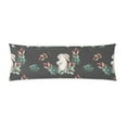 thumbnail image 1 of MKHERT Rabbits Body Pillowcase Pillow Protector Cushion Cover 20x60 inch, 1 of 1