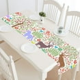 thumbnail image 1 of MKHERT Rainbow Table Runner for Wedding Party Banquet Decoration 14x72 inch, 1 of 3