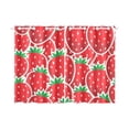 thumbnail image 1 of MKHERT Red Strawberries Window Curtain Kitchen Curtains Window Treatments 26x39 inch,Set of 2, 1 of 3