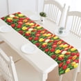 thumbnail image 1 of MKHERT Red and Yellow Tulip Flowres Painting Table Runner Home Decor for Home Kitchen Dining Wedding Party 16x72 Inch, 1 of 3