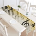 thumbnail image 1 of MKHERT Retro Music Pattern Table Runner for Kitchen Wedding Party Home Decor 16x72 inch, 1 of 4