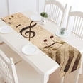 thumbnail image 1 of MKHERT Retro Music Pattern Table Runner for Kitchen Wedding Party Home Decor 16x72 inch, 1 of 4