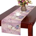 thumbnail image 1 of MKHERT Romantic Pink Spring Beautiful Woman with Butterflies in Hair Table Runner Home Decor for Wedding Party Banquet Decoration 16x72 Inch, 1 of 2