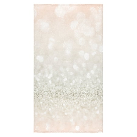 MKHERT Rose Gold Glitter Bath Towel Hand Towel Shower Towel Washcloth 30x56 inch