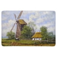 thumbnail image 1 of MKHERT Rural Landscape Village with Windmill Paintings Doormat Rug Home Decor Floor Mat Bath Mat 23.6x15.7 inch, 1 of 3
