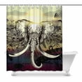 thumbnail image 1 of MKHERT Rural Landscape Village with Windmill Paintings Waterproof Shower Curtain Decor Fabric Bathroom Set 60x72 inch, 1 of 1