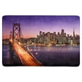 thumbnail image 1 of MKHERT San Francisco Skyline and Golden Gate Bridge at Sunset California Doormat Rug Home Decor Floor Mat Bath Mat 23.6x15.7 inch, 1 of 3