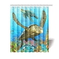 thumbnail image 1 of MKHERT Sea Turtle with Coral Reef Art Decor Waterproof Polyester Bathroom Shower Curtain Bath 60x72 inch, 1 of 1