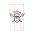 thumbnail image 1 of MKHERT Skull King Royal Scepter Window Curtain Living Room,Bedroom Window Drapes 52x84 inch, 1 of 3