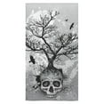 thumbnail image 1 of MKHERT Skull Tree Black Eagle Bath Towel Shower Towel Wash Cloth Face Towels 30x56 inches, 1 of 3