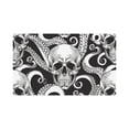 thumbnail image 1 of MKHERT Skull and Tentacles of Octopus Doormat Rug Home Decor Floor Mat Bath Mat 30x18 inch, 1 of 3