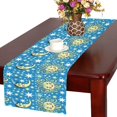 thumbnail image 1 of MKHERT Smiling Sun And Moon Table Runner for Office Kitchen Dining Room Wedding Party 16x72 inch, 1 of 4