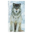 thumbnail image 1 of MKHERT Snow Wolf Bath Towel Shower Towel Wash Cloth Face Towels 16x28 inches, 1 of 3