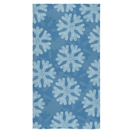 MKHERT Snowflakes Bath Towel Hand Towel Shower Towel Washcloth 30x56 inch