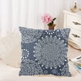 thumbnail image 1 of MKHERT Snowflakes Throw Pillowcase Pillow Cover Cushion Couver 18x18 inch, 1 of 2