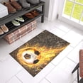 thumbnail image 1 of MKHERT Soccer Ball Doormat Rug Home Decor Floor Mat Bath Mat 23.6x15.7 inch, 1 of 3