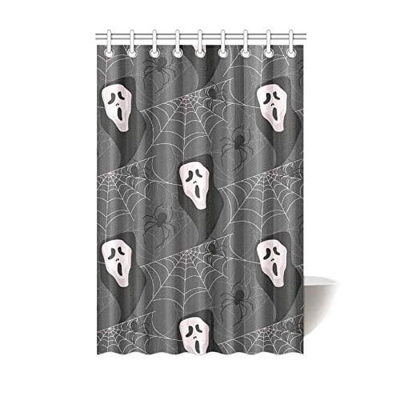 MKHERT Spooky Autumn Polyester Fabric Shower Curtain 48x72 inch