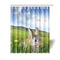 thumbnail image 1 of MKHERT Spring Rabbit Shower Curtain Bath Curtain Waterproof fabric Polyester Curtains 60x72 inch, 1 of 1