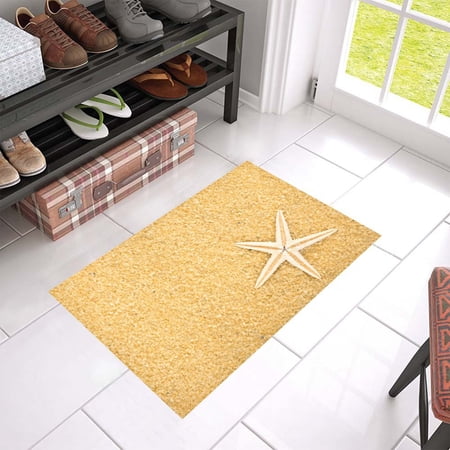 MKHERT Starfish Doormat Rug Home Decor Floor Mat Bath Mat 23.6x15.7 inch