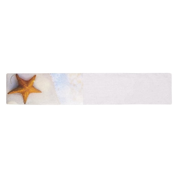 MKHERT Starfish Table Runner for Wedding Party Banquet Decoration 14x72 inch