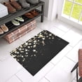 thumbnail image 1 of MKHERT Stars Black Doormat Rug Home Decor Floor Mat Bath Mat 23.6x15.7 inch, 1 of 3