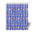 thumbnail image 1 of MKHERT Summer Sea Pattern Polyester Fabric Bathroom Shower Curtain 60x72 inch, 1 of 1