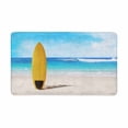 thumbnail image 1 of MKHERT Summer Surfboard on The Tropical Beach Doormat Rug Home Decor Floor Mat Bath Mat 30x18 inch, 1 of 3