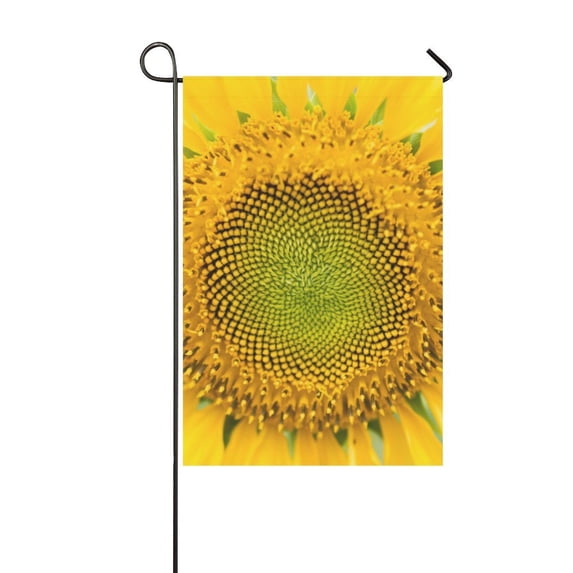 MKHERT Sunflower Closeup Garden Flag Banner Decorative Flag for Wedding Party Yard Home Outdoor Decor 12x18 inch