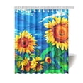 thumbnail image 1 of MKHERT Sunflowers Polyester Fabric Shower Curtain 60x72 inch, 1 of 2