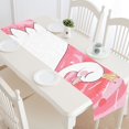 thumbnail image 1 of MKHERT Sweet Princess Swan Table Runner for Wedding Party Banquet Decoration 14x72 inch, 1 of 3