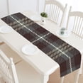 thumbnail image 1 of MKHERT Tartan Tiles Table Runner for Office Kitchen Dining Room Wedding Party 16x72 inch, 1 of 4