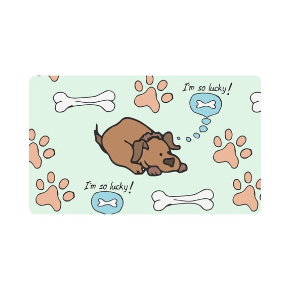 MKHERT The Dream of A Dog is A Bone Doormat Rug Home Decor Floor Mat Bath Mat 30x18 inch