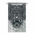thumbnail image 1 of MKHERT Tiger Blackout Window Curtain Drapes Bedroom Living Room Kitchen Curtains 52x84 inch, 1 of 2