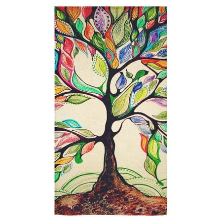 MKHERT Tree Of Life Bath Towel Shower Towel Wash Cloth Face Towels 16x28 inches