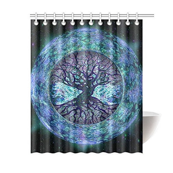 MKHERT Tree of Life Shower Curtain Bath Curtain Waterproof fabric Polyester Curtains 60x72 inch