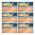 thumbnail image 1 of MKHERT Tropical Beach Sunset and Clear Turquoise Ocean Placemats Table Mats for Dining Room Kitchen Table Decoration 12x18 inch,Set of 6, 1 of 4