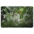 thumbnail image 1 of MKHERT Tropical Rainforest Scene Misty Palm Tree and Jungle Doormat Rug Home Decor Floor Mat Bath Mat 23.6x15.7 inch, 1 of 3