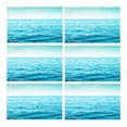 thumbnail image 1 of MKHERT Tropical Summer Blue Ocean Sea Seascape Placemats Table Mats for Dining Room Kitchen Table Decoration 12x18 inch,Set of 6, 1 of 4