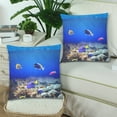 thumbnail image 1 of MKHERT Underwater Scene Throw Pillowcase Pillow Cover Cushion Couver 18x18 inch, Set of 2, 1 of 3
