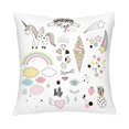 thumbnail image 1 of MKHERT Unicorn And Magic Pillow Covers Pillowcase Throw Pillows 18x18 inch, 1 of 2